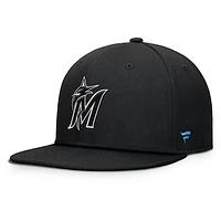 Men's Fanatics Black Miami Marlins Walk-Off Bullpen Snapback Hat