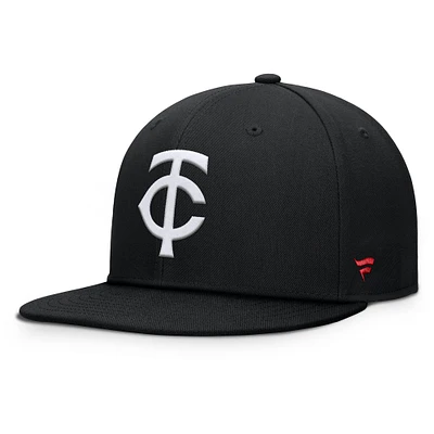 Men's Fanatics Black Minnesota Twins Walk-Off Bullpen Snapback Hat