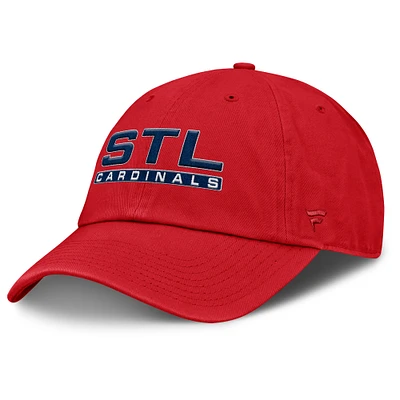Women's Fanatics Red St. Louis Cardinals Fly Out Adjustable Hat