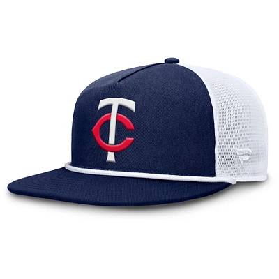 Men's Fanatics Navy/White Minnesota Twins Clubhouse Change Up Snapback Hat