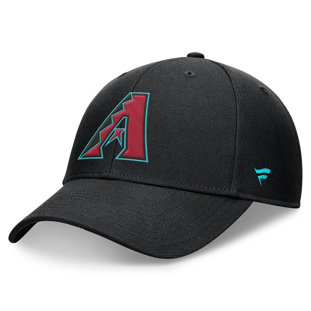 Men's Fanatics Black Arizona Diamondbacks Core Adjustable Hat