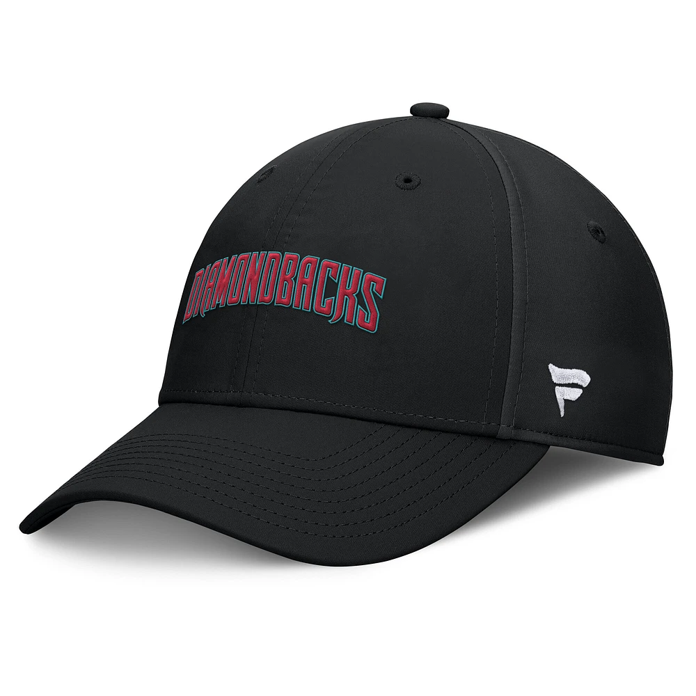 Men's Fanatics Black Arizona Diamondbacks Core Flex Hat