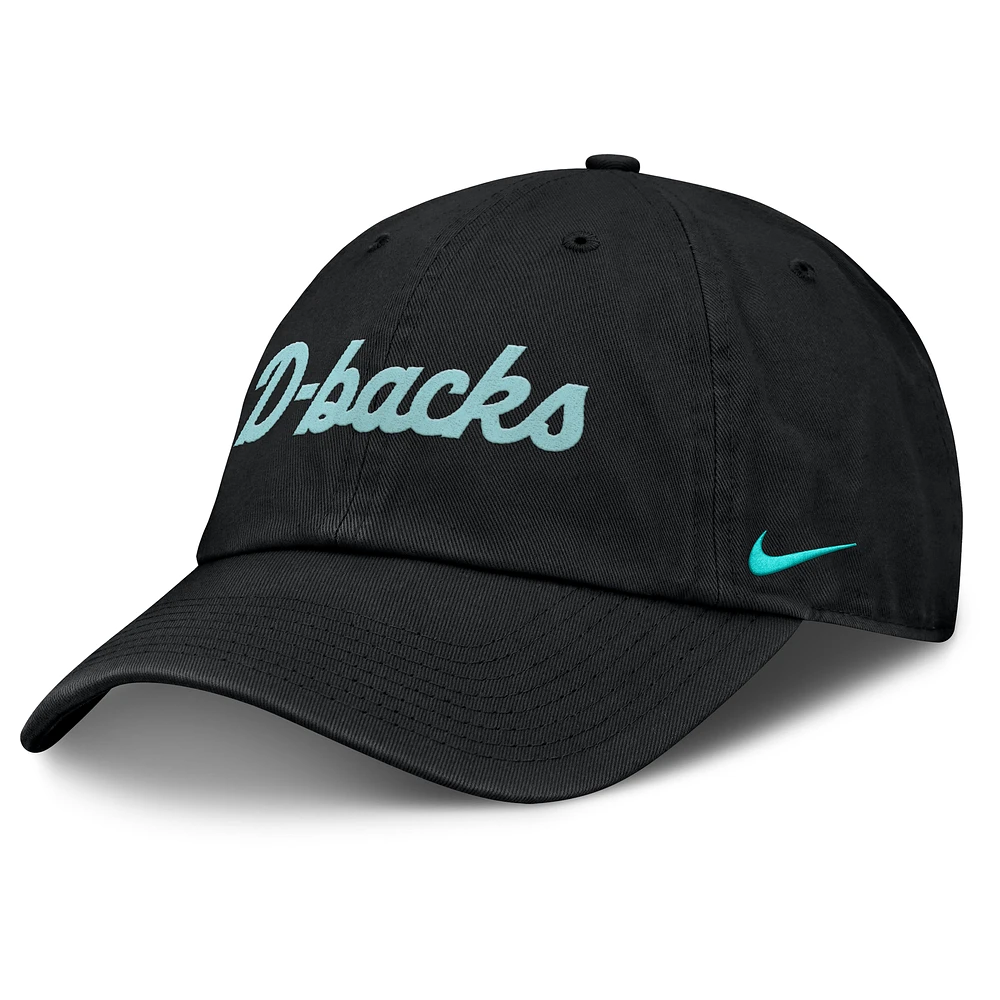 Men's Nike Black Arizona Diamondbacks Club Adjustable Hat