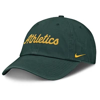 Men's Nike Green Athletics Club Adjustable Hat