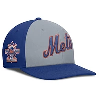 Men's Nike Gray/Royal New York Mets Pro Performance Snapback Hat