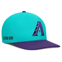 Men's Nike  Teal/Purple Arizona Diamondbacks 2025 City Connect Pro Performance Snapback Hat