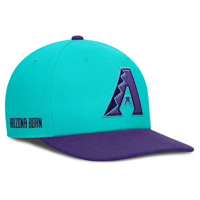 Men's Nike  Teal/Purple Arizona Diamondbacks 2025 City Connect Pro Performance Snapback Hat