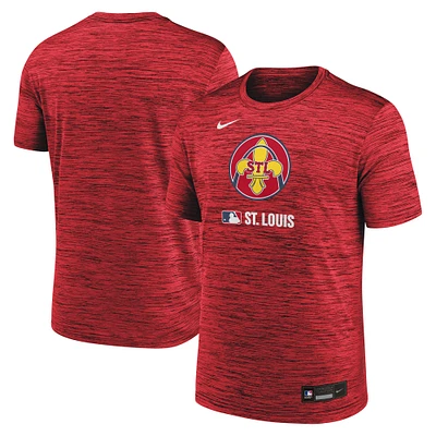 Men's Nike  Red St. Louis Cardinals 2025 City Connect Authentic Collection Velocity Performance T-Shirt