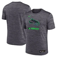 Men's Nike  Black Tampa Bay Rays 2025 City Connect Authentic Collection Velocity Performance T-Shirt