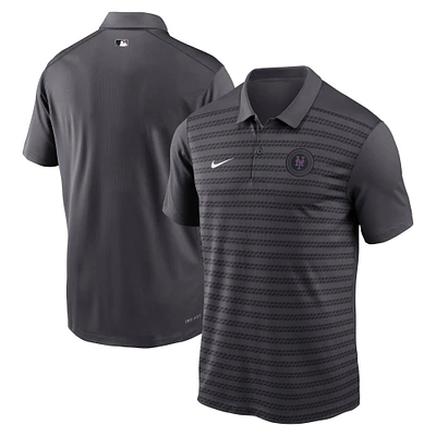 Men's Nike  Anthracite New York Mets Authentic Collection City Connect Victory Performance Polo