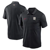 Men's Nike  Black Texas Rangers Authentic Collection City Connect Victory Performance Polo