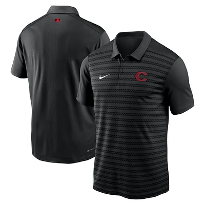 Men's Nike  Black Cincinnati Reds Authentic Collection City Connect Victory Performance Polo