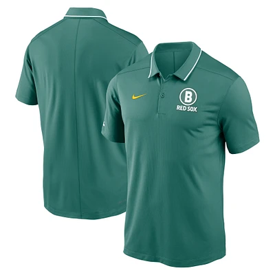Men's Nike  Green Boston Red Sox Authentic Collection Victory Performance Polo