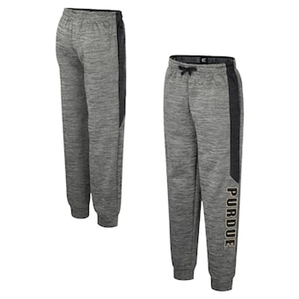 Youth Colosseum Heather Gray Purdue Boilermakers Fleece Pants