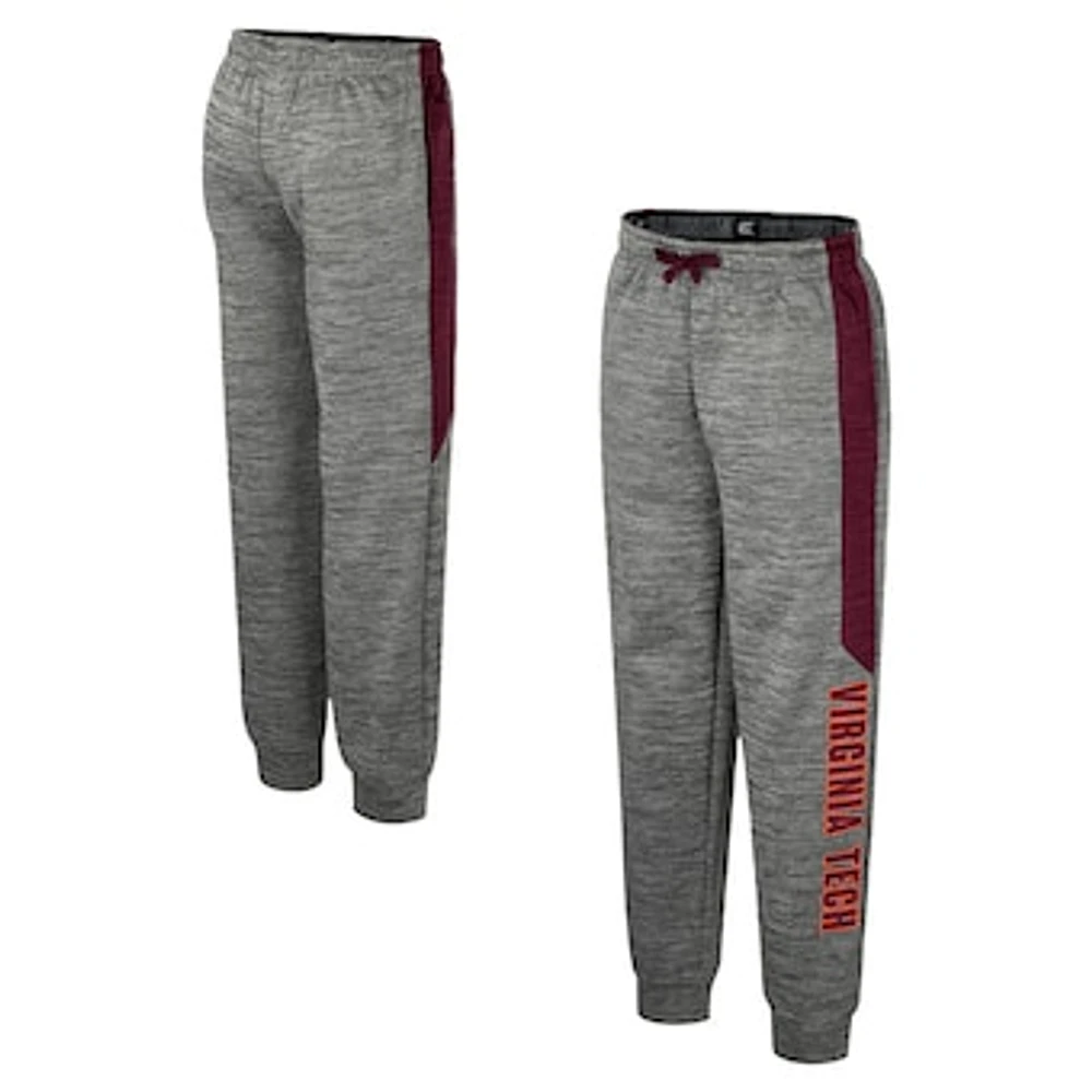 Youth Colosseum Heather Gray Virginia Tech Hokies Fleece Pants