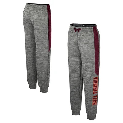 Youth Colosseum Heather Gray Virginia Tech Hokies Fleece Pants