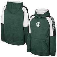 Youth Colosseum Green Michigan State Spartans Pullover Hoodie