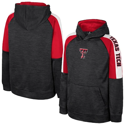 Youth Colosseum Black Texas Tech Red Raiders Pullover Hoodie