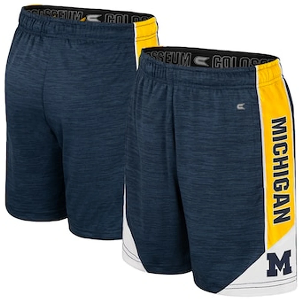 Youth Colosseum  Navy Michigan Wolverines Athletic Shorts