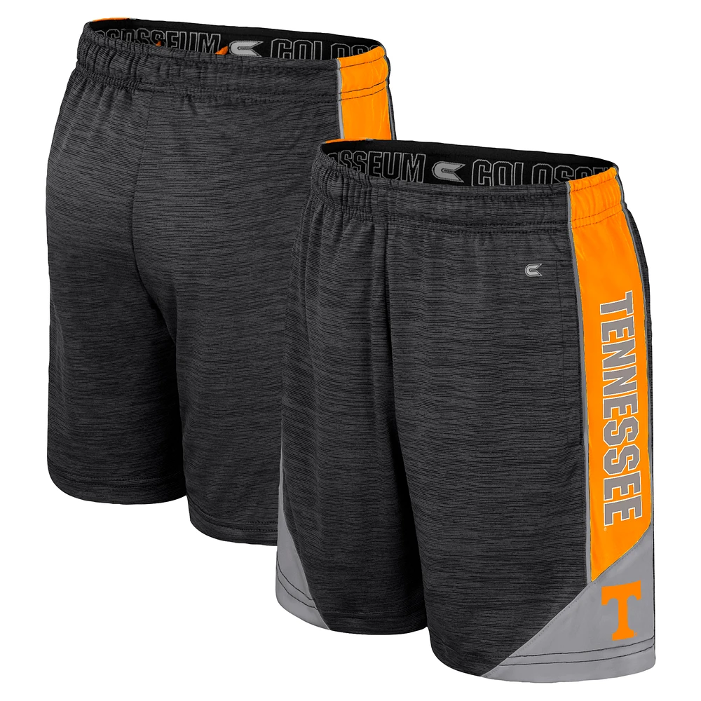 Youth Colosseum  Black/Tennessee Orange Tennessee Volunteers Athletic Shorts