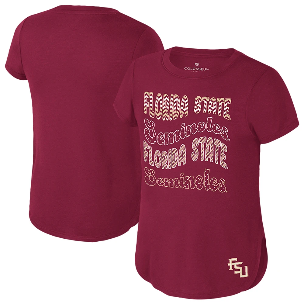 Youth Colosseum Garnet Florida State Seminoles Rogan T-Shirt