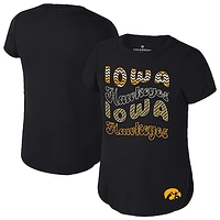 Youth Colosseum Black Iowa Hawkeyes Rogan T-Shirt