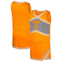 Girls Youth Colosseum Tennessee Orange Tennessee Volunteers Cheerleader Top & Skirt Set