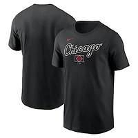 Men's Nike Black Chicago White Sox City Connect Wordmark T-Shirt