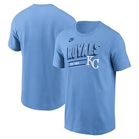 Men's Nike  Light Blue Kansas City Royals Cooperstown Collection Retro T-Shirt