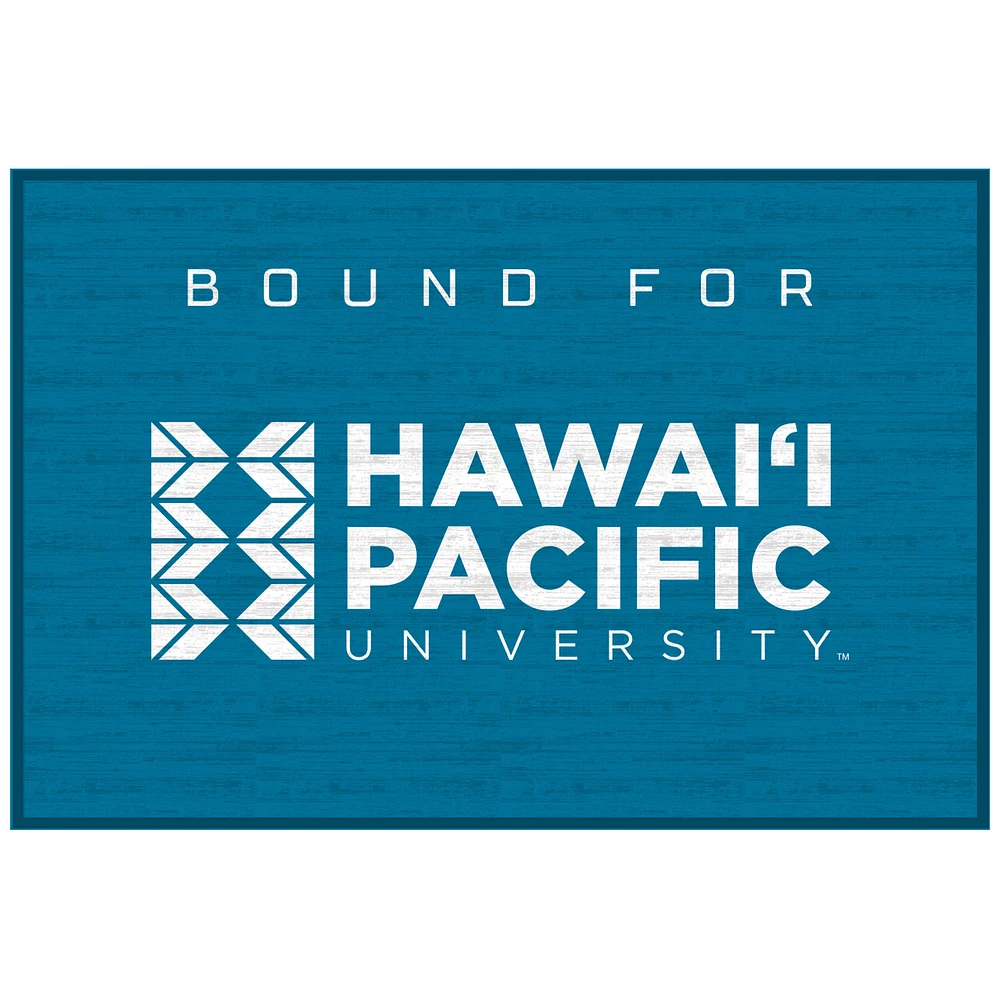 Hawaii Pacific Sharks 20'' x 30'' School Bound Floor Mat