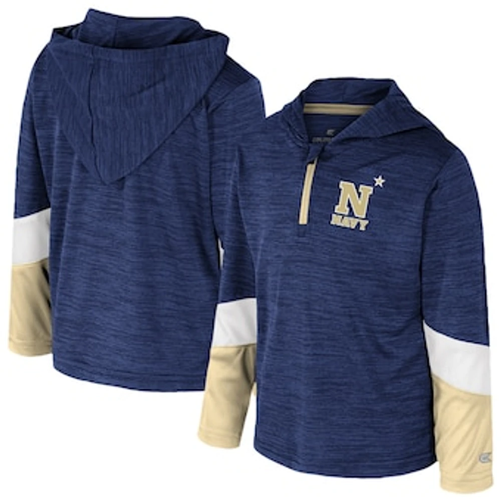 Toddler Colosseum Navy Midshipmen Rylos Quarter-Zip Windshirt