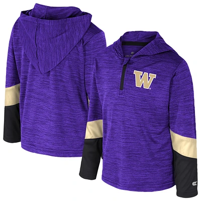 Toddler Colosseum Purple Washington Huskies Rylos Quarter-Zip Windshirt