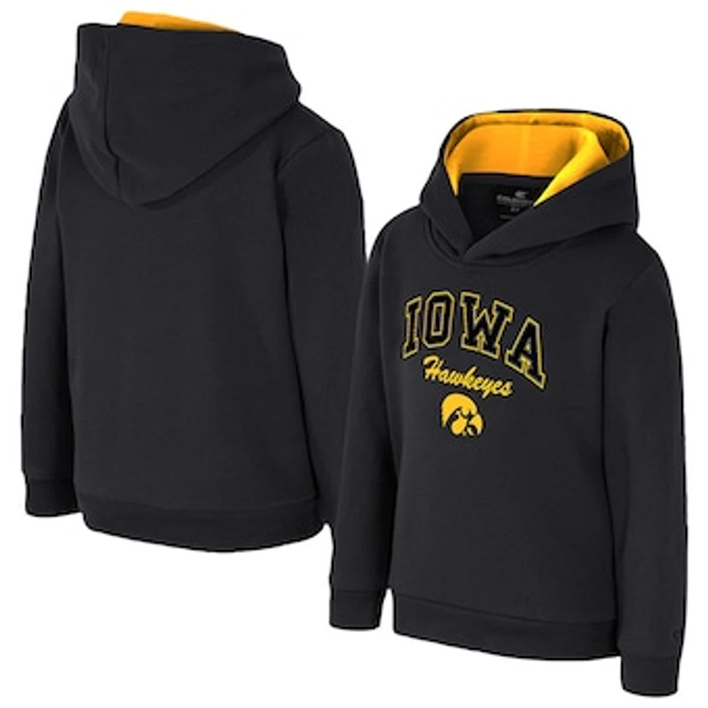 Toddler Colosseum Black Iowa Hawkeyes Centauri Pullover Hoodie