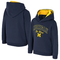 Toddler Colosseum Navy Michigan Wolverines Centauri Pullover Hoodie