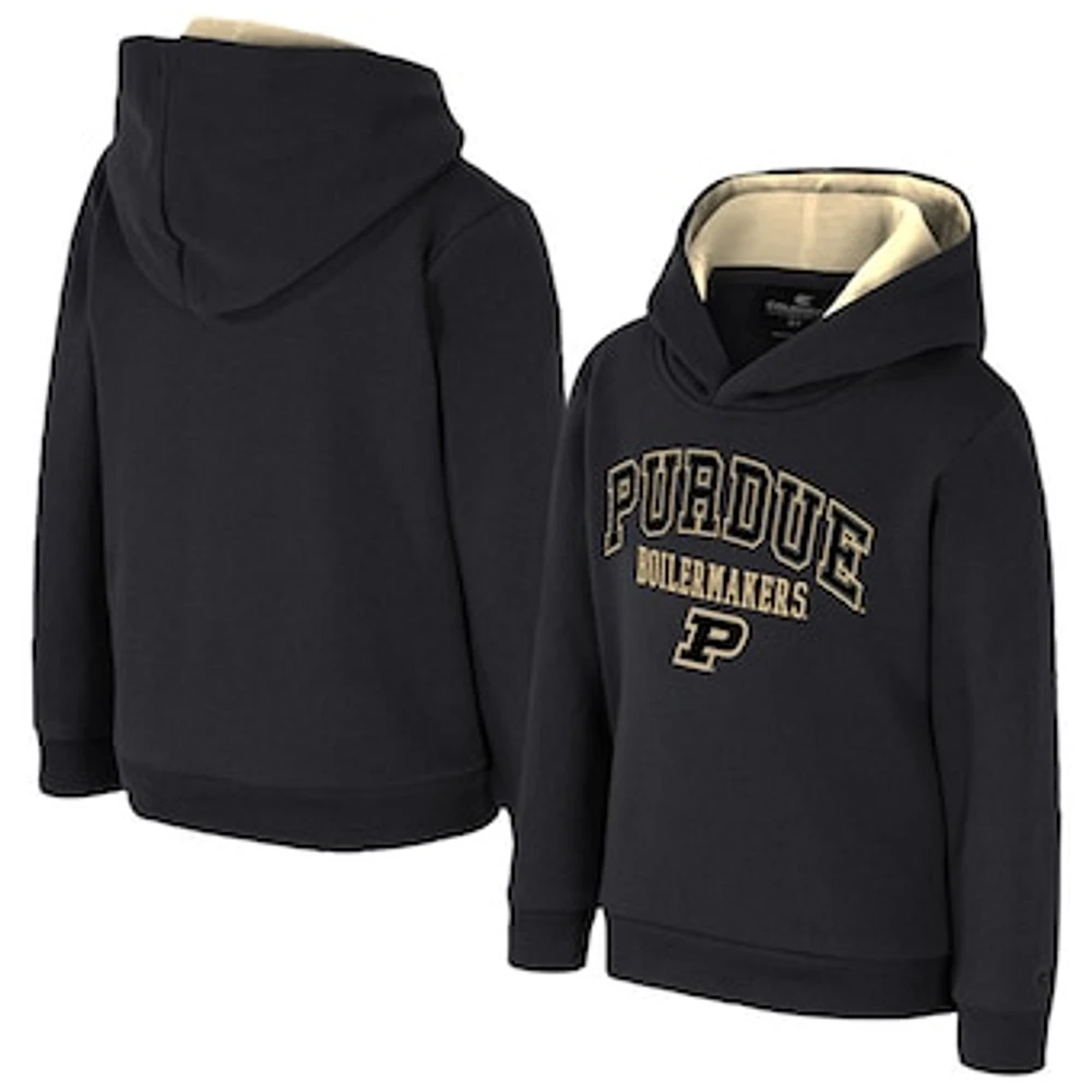 Toddler Colosseum Black Purdue Boilermakers Centauri Pullover Hoodie