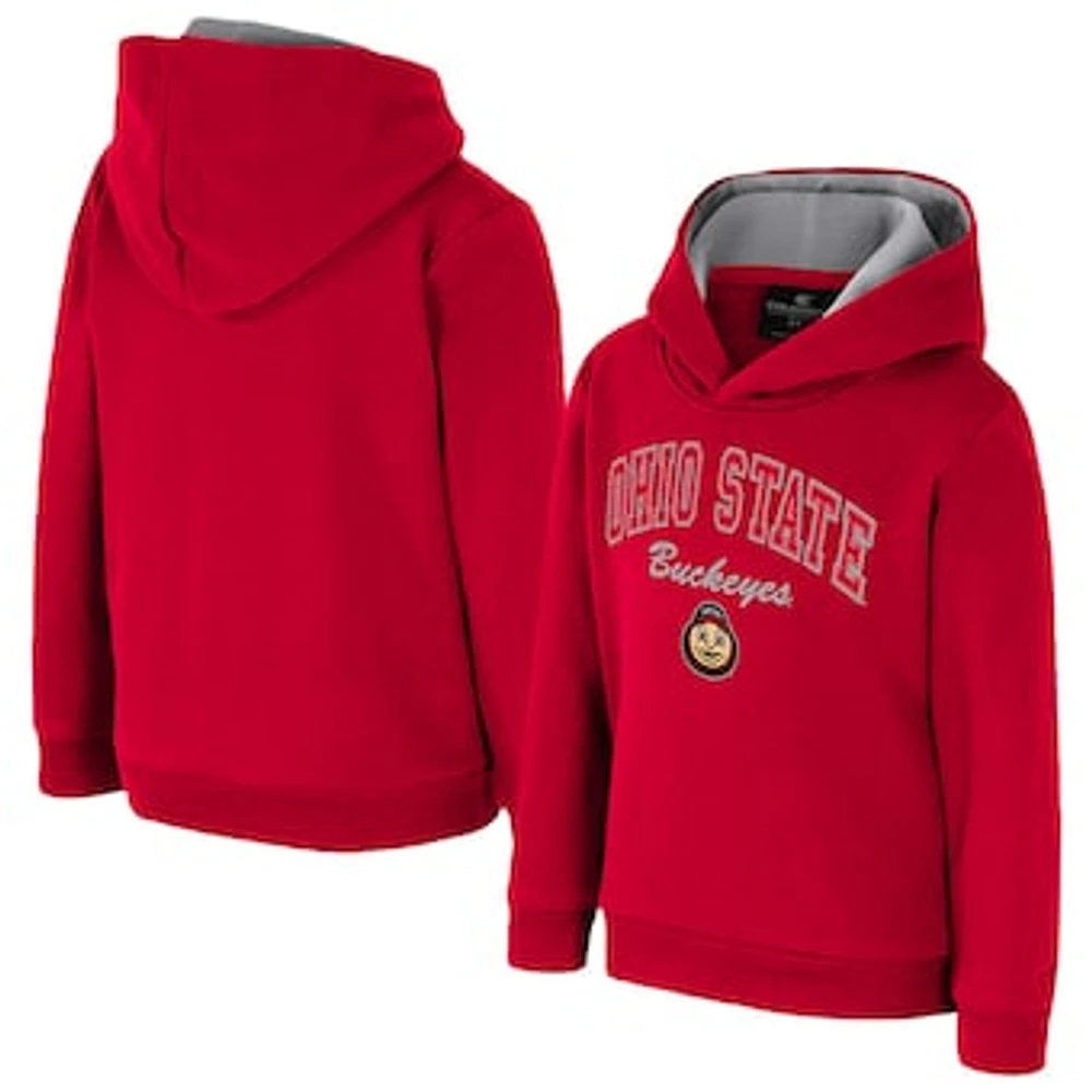 Toddler Colosseum Scarlet Ohio State Buckeyes Centauri Pullover Hoodie