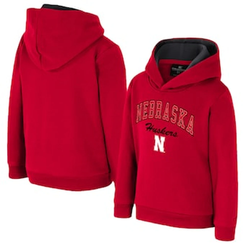 Toddler Colosseum Scarlet Nebraska Huskers Centauri Pullover Hoodie