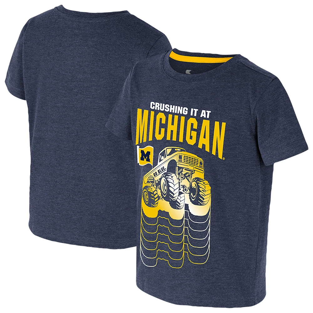 Toddler Colosseum Navy Michigan Wolverines Crushing It T-Shirt