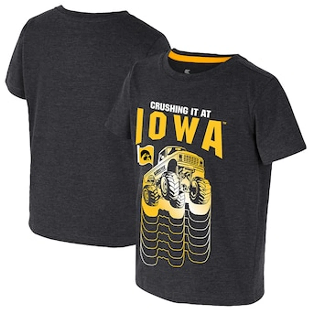 Toddler Colosseum Black Iowa Hawkeyes Crushing It T-Shirt