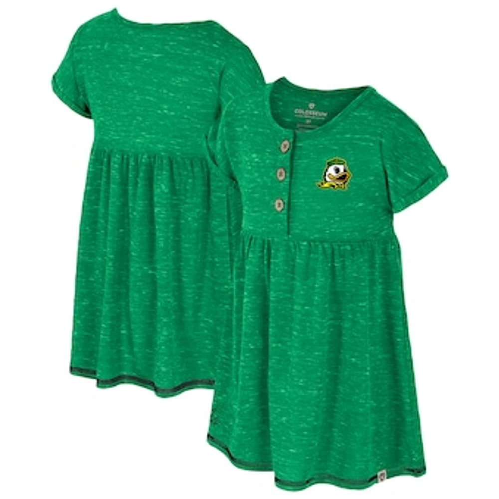 Girls Toddler Colosseum  Kelly Green Oregon Ducks Fleet Dress