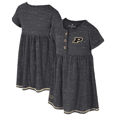 Girls Toddler Colosseum  Black Purdue Boilermakers Fleet Dress