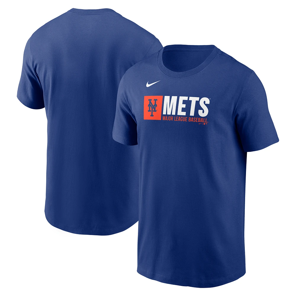 Men's Nike Royal New York Mets Team Block T-Shirt