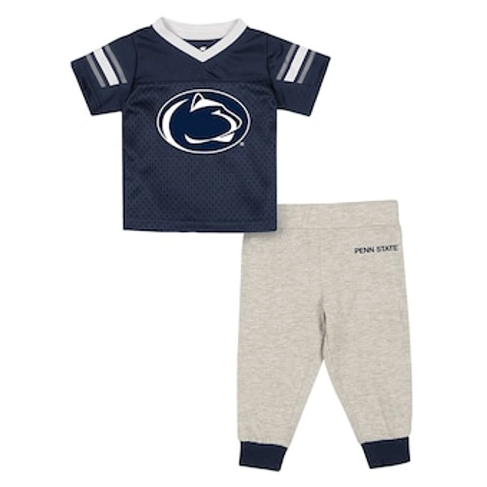 Infant Colosseum Penn State Nittany Lions Field Time Football Jersey & Pants Set