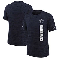 Youth Nike Navy Dallas Cowboys Sideline Velocity Performance T-Shirt