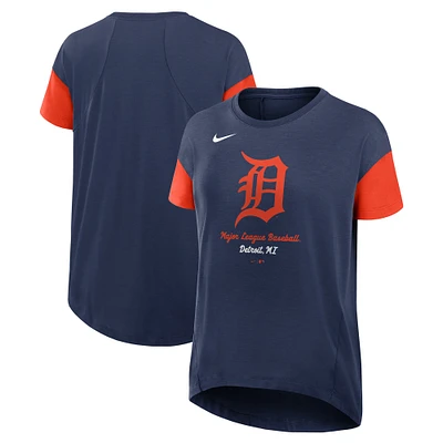 Women's Nike Navy Detroit Tigers Flowy T-Shirt