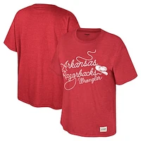 Women's Colosseum x Wrangler Cardinal Arkansas Razorbacks Lasso Oversized T-Shirt