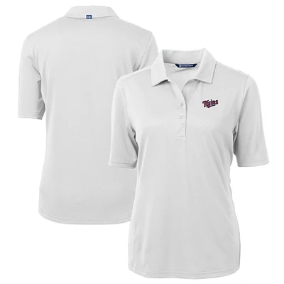 Women's Cutter & Buck Minnesota Twins DryTec Virtue Eco Pique Recycled Polo