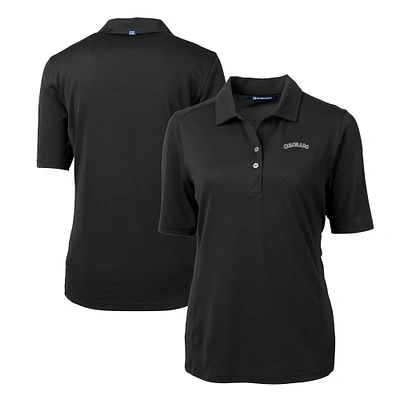 Women's Cutter & Buck Colorado Rockies DryTec Virtue Eco Pique Recycled Polo