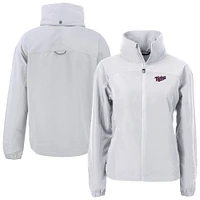 Women's Cutter & Buck Gray Minnesota Twins  Charter Eco Recycled Full-Zip Jacket