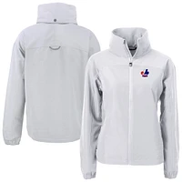 Women's Cutter & Buck Montreal Expos Charter Eco Recycled Full-Zip Jacket